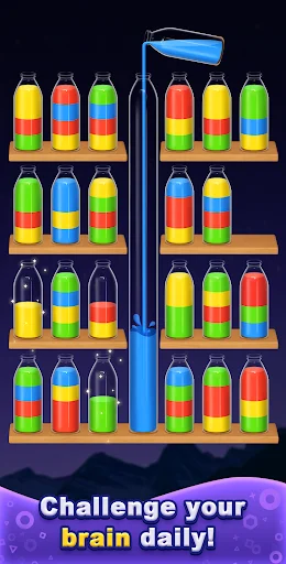 Gameplay screenshot 2 from Water Sort! Color Sort Puzzle - Puzzle game